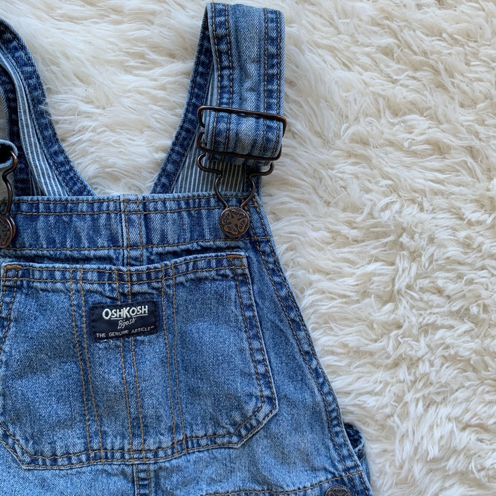 Denim short-all